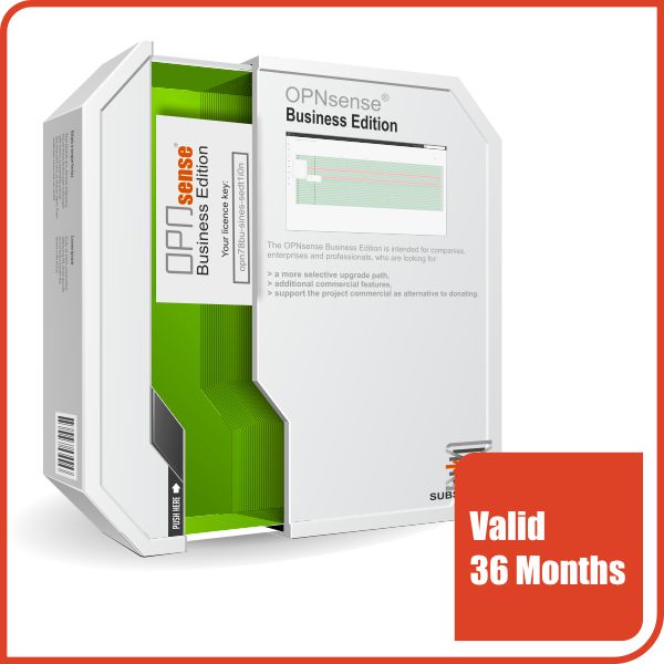 OPNsense Business Edition Annual License Subscription - 3 Years